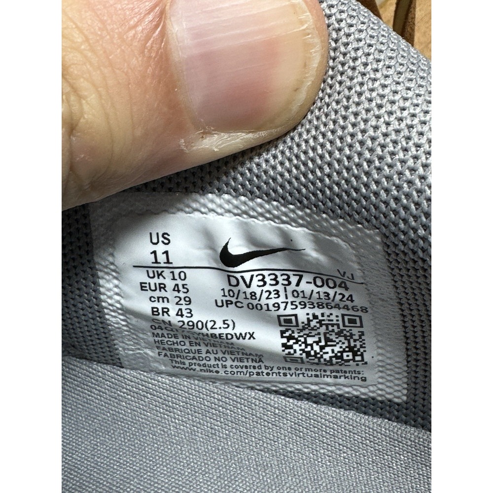 Nike Air Max DN Particle Grey Black Smoke Grey Sneakers DV3337-004 Men's Size 11 - Picture 7 of 7